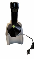 Yonanas Frozen Fruit Soft Serve Dessert Maker Model 901 Black & Silver EXLT Cond