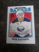 O-Pee-Chee 2016-17 Retro Rookie Nick Baptiste RC Card# 708