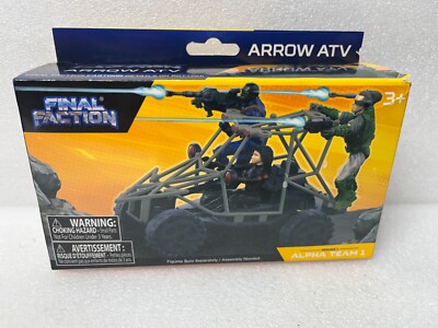 Final Faction Arrow ATV Action Figure Vehicle Series 1 Alpha Team 1