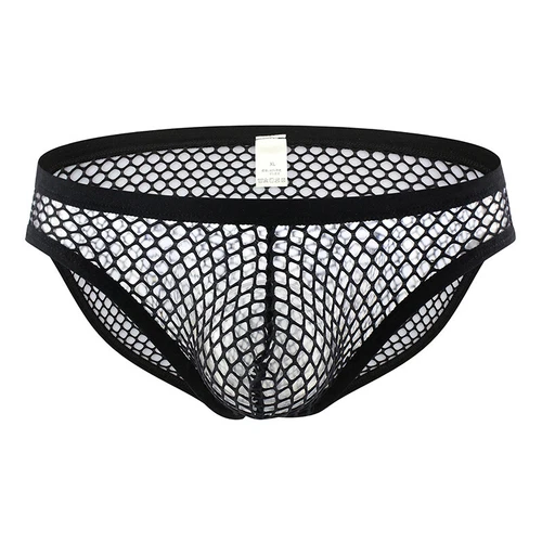 Mens Sexy Briefs Thong See-through Underwear Tanga Underpants Undies G-string UK - Picture 8 of 22