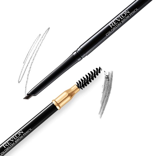 Revlon Colorstay Brow Pencil, Soft Black For Makeup 0.35gm - Picture 3 of 8