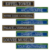 French Street Sign Cutouts on sale French Street Sign Cutouts on sale