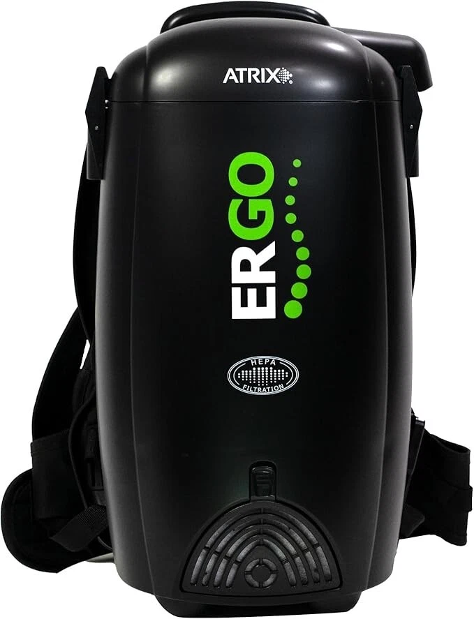 💥NEW IN BOX💥ERGO ATRIX VACBP1 HEPA BACKPACK VACUUM BLACK STANDARD BUNDLE - Image 4 of 4