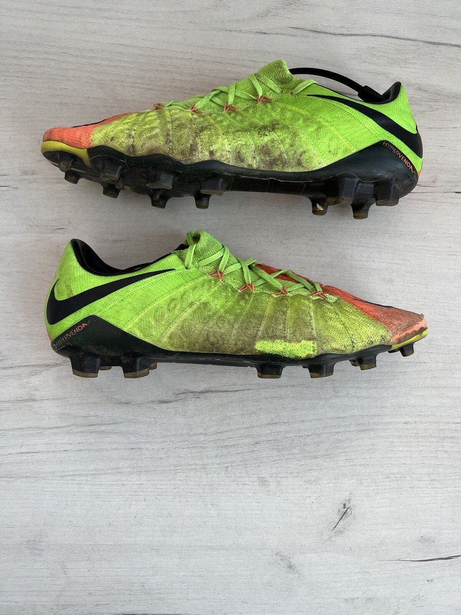 Nike Hypervenom Phantom Green Orange Football Cleats Boots