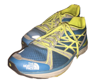 The North Face Womans Single Track Hayasa II Teal And Yellow Light Use Size 6.5
