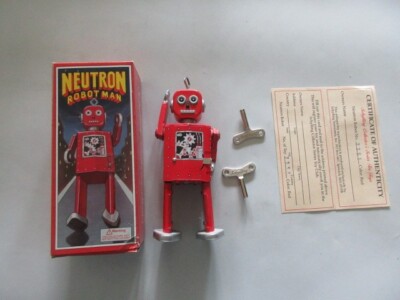 1999 Schylling Neutron Robot Man limited edition