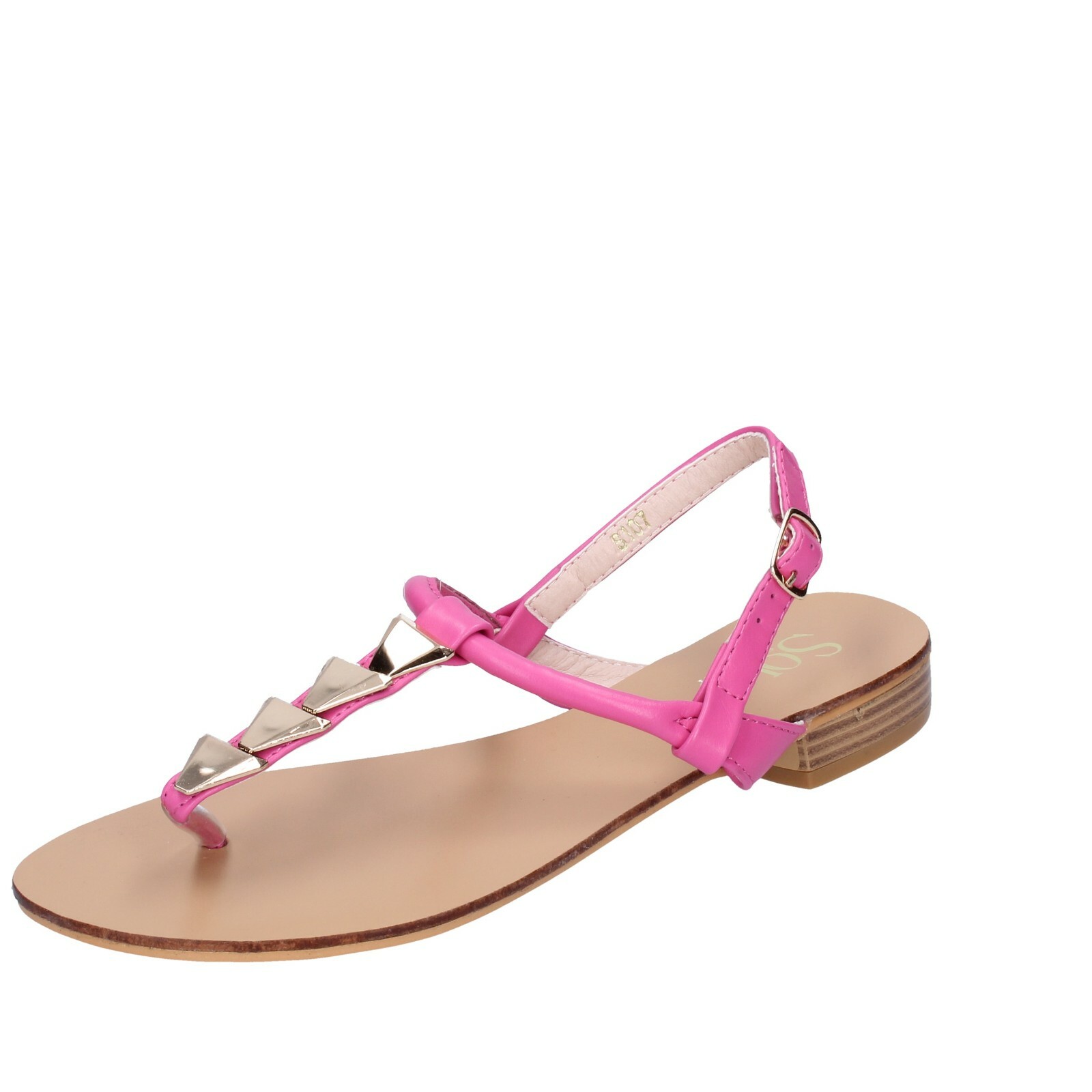 Женская обувь SOLO SOPRANI 6 (36 EU) босоножки из розовой кожи BN775-36