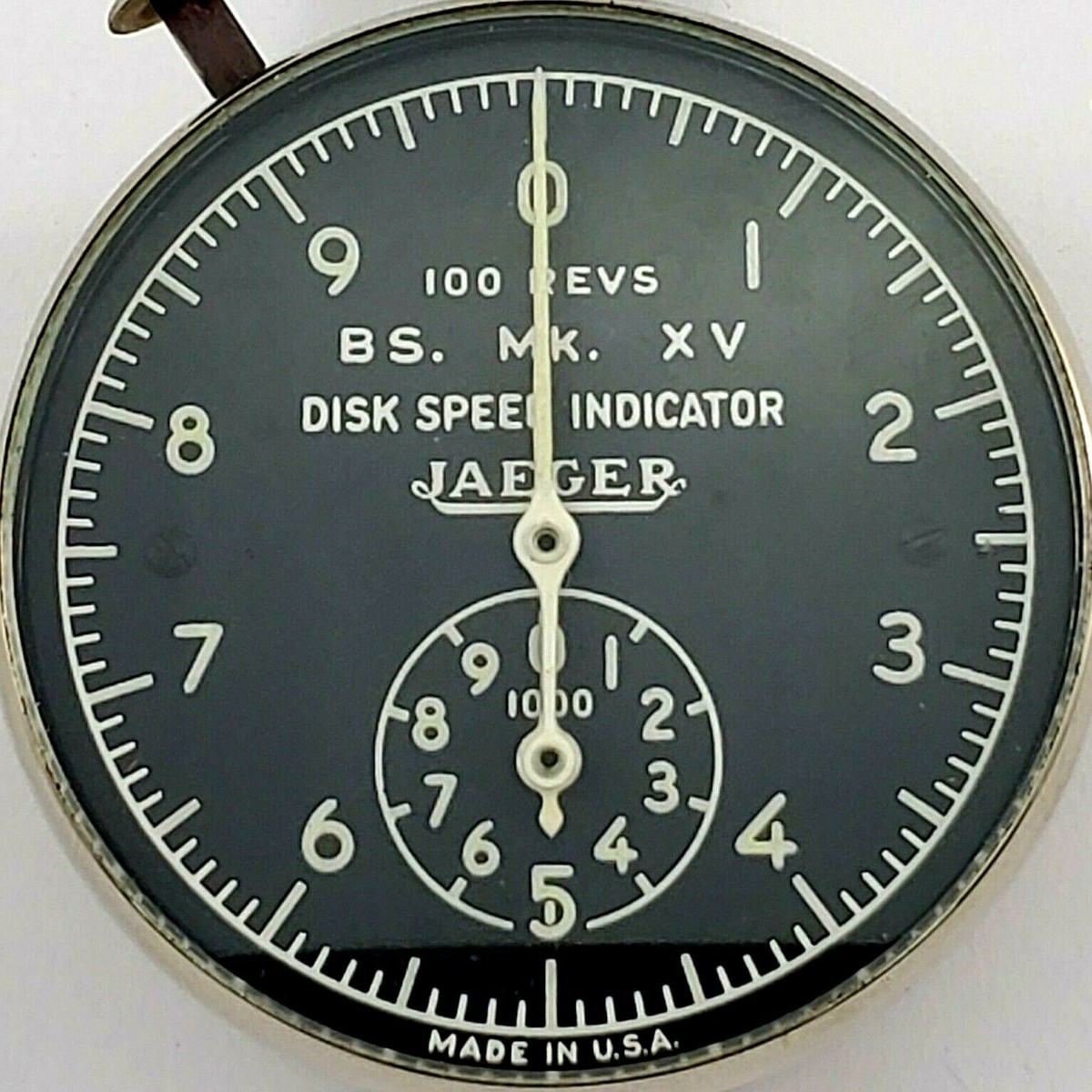 Vintage Jaeger Watch Co. N.Y. Disk Speed Indicator BS. MK. XV In