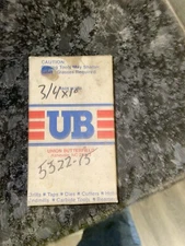 NEW UNION BUTTERFIELD 3/4 X 10 BOTTOM HAND TAP STRAIGHT 3 Pc Box Set