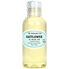 4 oz Premium Safflower Oil Pure Organic Cold Pressed Best Fresh Multi Purpose