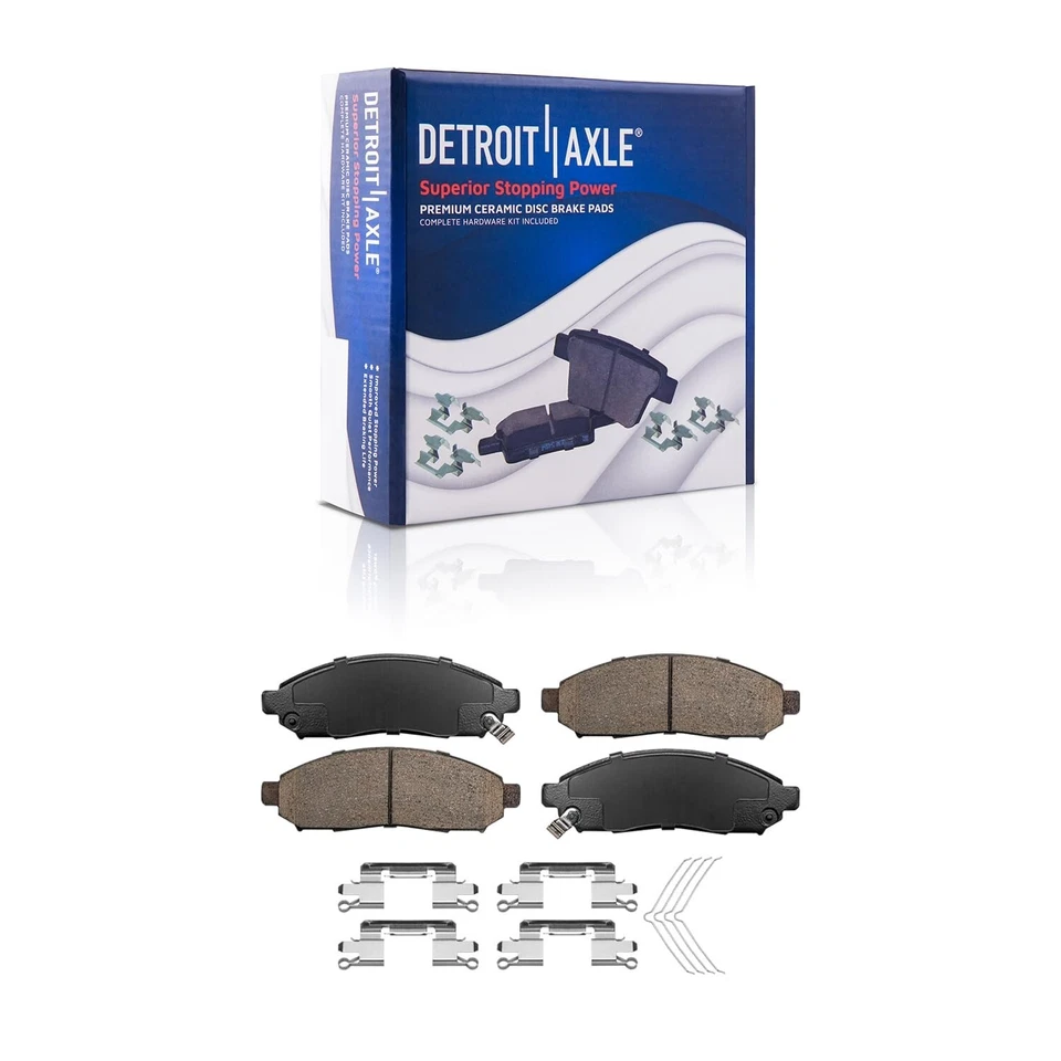 Front Disc Rotors Brake Pads for 2005 - 2012 Nissan Frontier Pathfinder Equator - Image 4 of 4