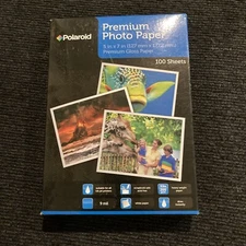 Polaroid Inkjet Gloss Premium Photo Paper 4x6 In. 100 Sheets FOR ALL PRINTERS