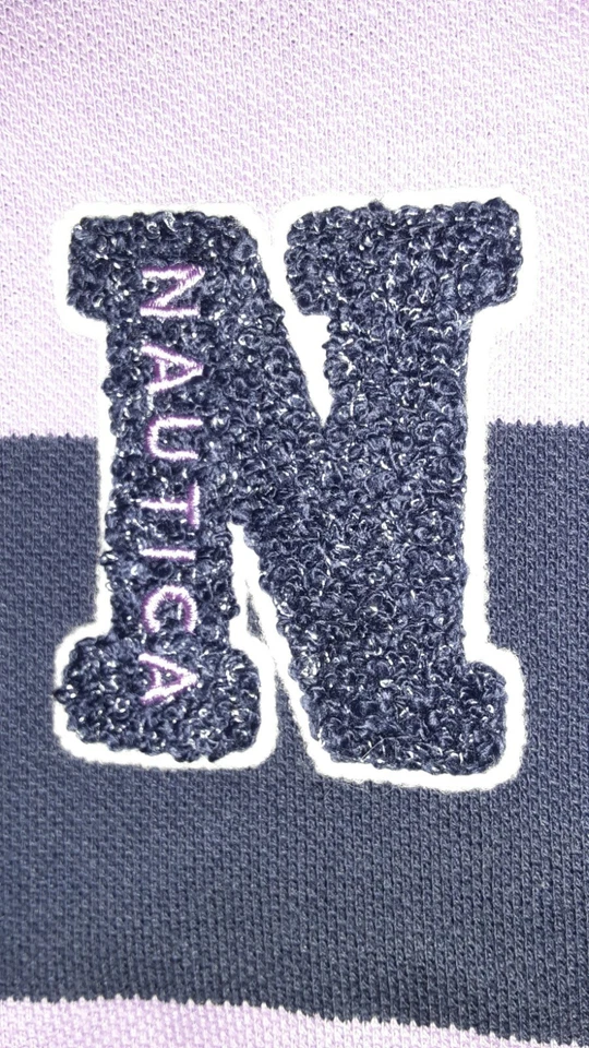 NWT Lilac & Navy Rugby Polo Style Dress W/ Hood Toddler Girl Sizes 2T - Image 4 of 4