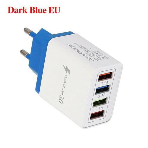 4 Multi-Port Charge USB Hub Wall Charger Adapter EU US Plug - Picture 15 of 24
