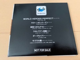 Flash Sega Saturn Demo Vol.8, includes World Heroes & Bomberman, Used