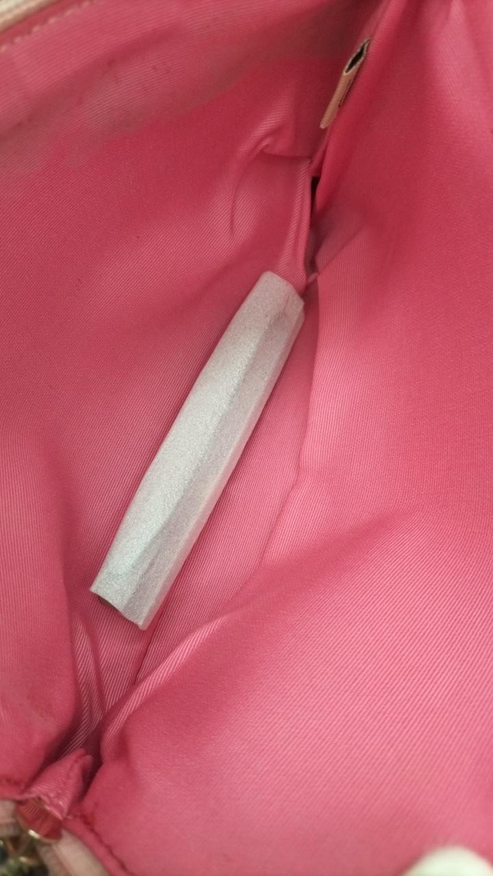 COACH Tote Bag E1811 F32084 Pink Brown Leather Shoulder Bag Used thumbnail 11