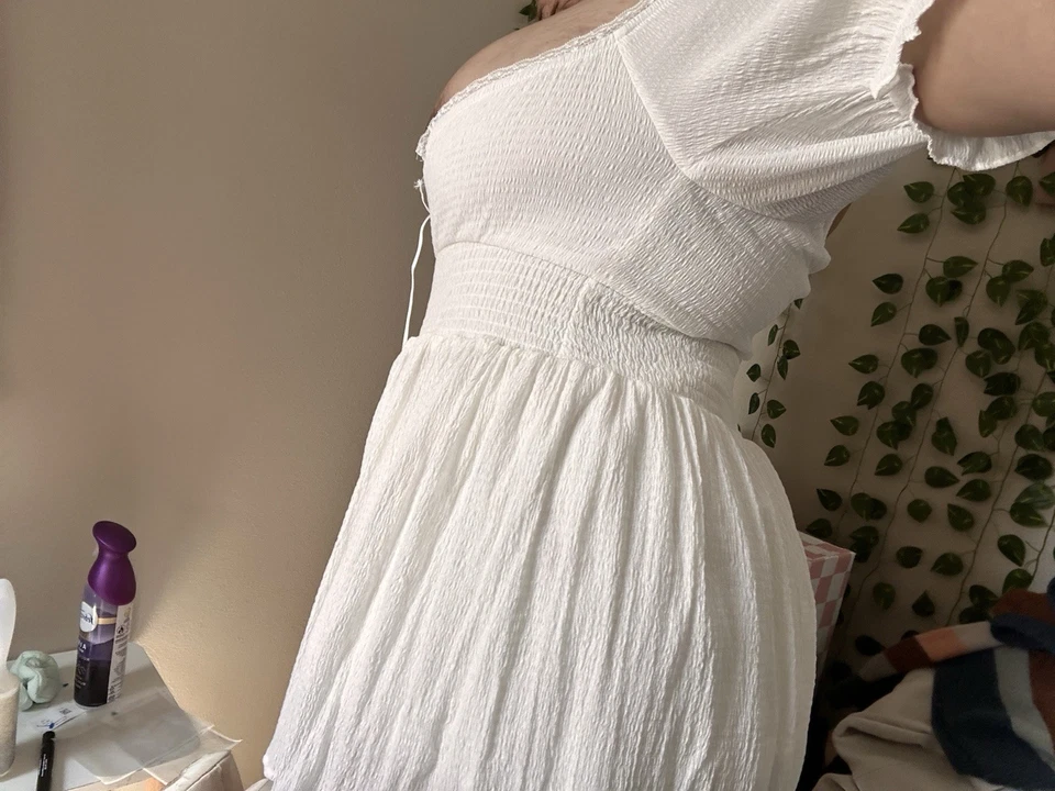 Mameluco para mujer Altard'd State blanco/crema talla mediana Foto 4 de 4