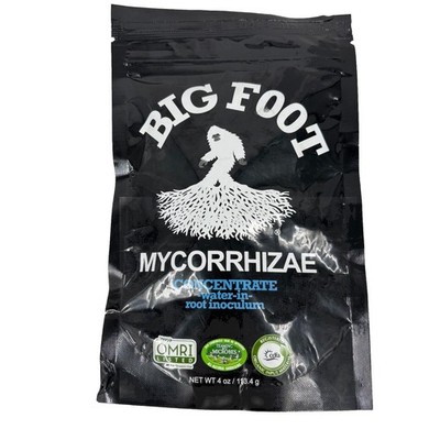 Big Foot Mycorrhizae Concentrate Water In Root Inoculum 4 oz Pouch OMRI