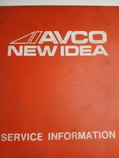 Avco New Idea Service Information Bulletin Manual 1980s Spreaders Planters Baler