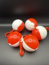 1999 VINATGE POKEMON Burger King Plastic Pokemon And Pokeball LOT OF 5