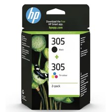 HP 305 Black/Tri-color Original Ink Printer Cartridges Combo bundle- New sealed 