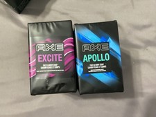 (2) Barras de jabón facial y corporal AXE (Apollo, Excite) (4 barras por caja)