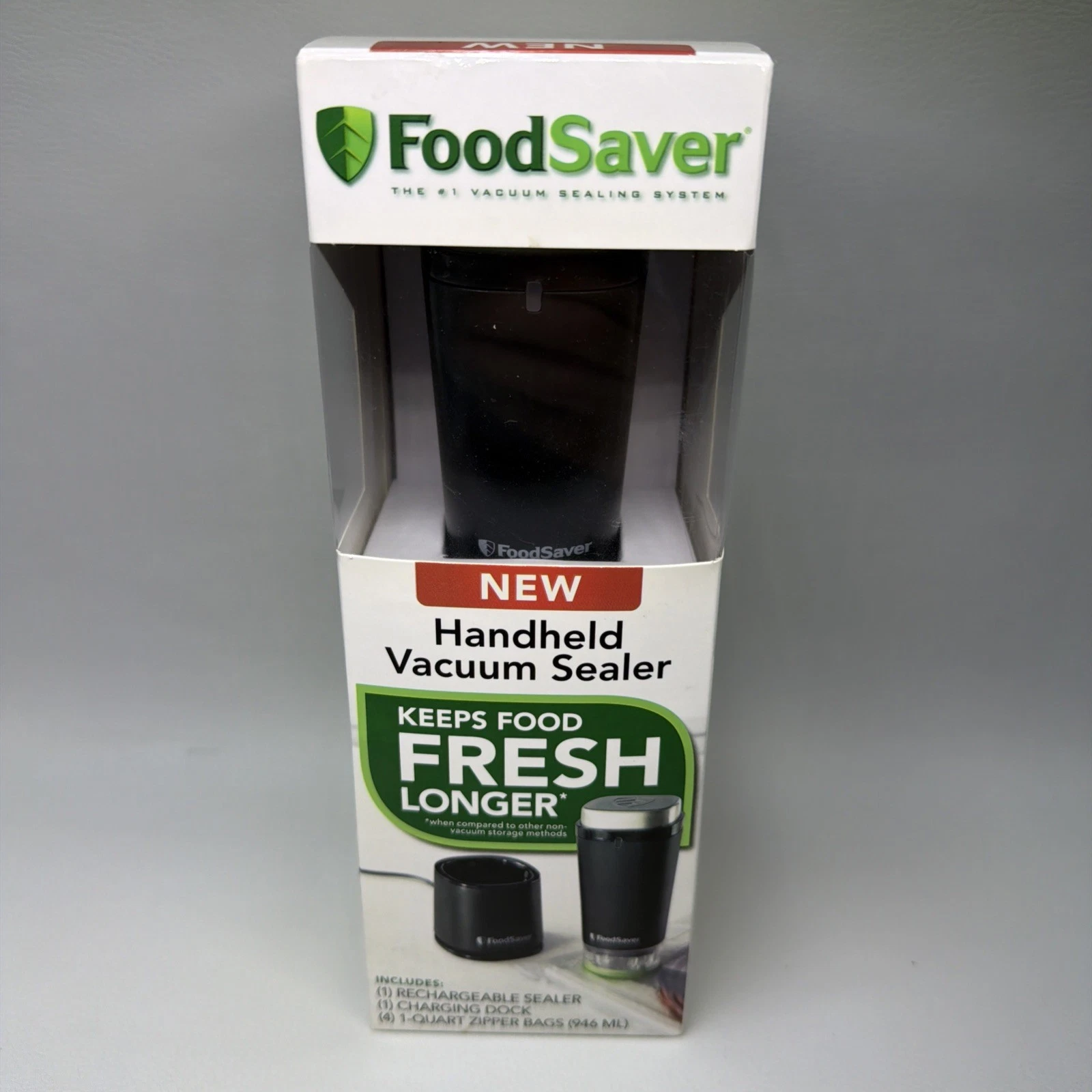 NEW Food Saver Cordless Food Vacuum Sealer Handheld FS1130
Opens in a new window or tab
