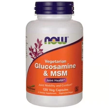 NOW Foods Vegetarian Glucosamine & Msm 120 Veg Caps