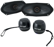 2 Kicker 51KSC41004 4x10" 75w RMS Car Speakers Bluetooth Home Speakers KSC41004