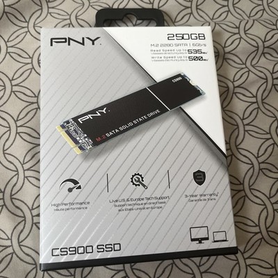 PNY CS900 250GB M.2 SATA III Internal SSD (M280CS900-250-RB)