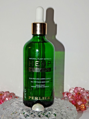 Perlier Hemp Natural Plant Extracts Sublime Oil Face Body Hair 3.2 oz (No Box)