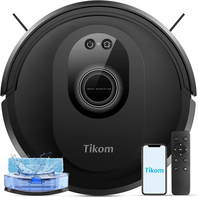 Robot Vacuum and Mop Combo, 5000Pa Robotic Vacuum Cleaner, 150 Min Max, App & Re
