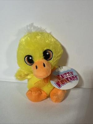 Fuzzy Friends Yellow Duck Plush Greenbrier Easter Chick Stuffed Animal NWT