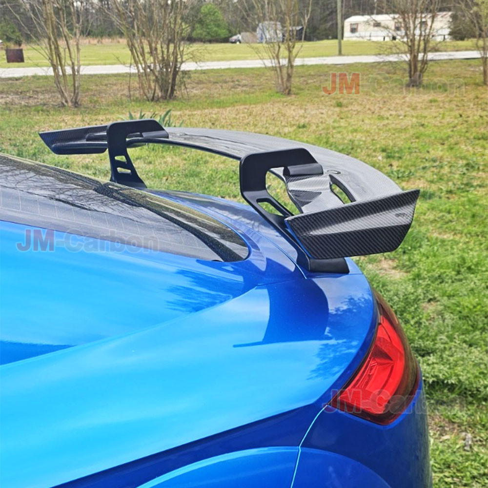 DRY CARBON Rear Trunk Spoiler High Kick Wing 13UP For Audi R8 V10 V8 TT TTS MK3