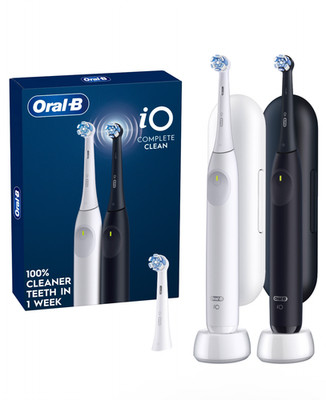 Oral-B iO Series 2 Complete Clean Rechargeable Electric Toothbrush, 2-pack
