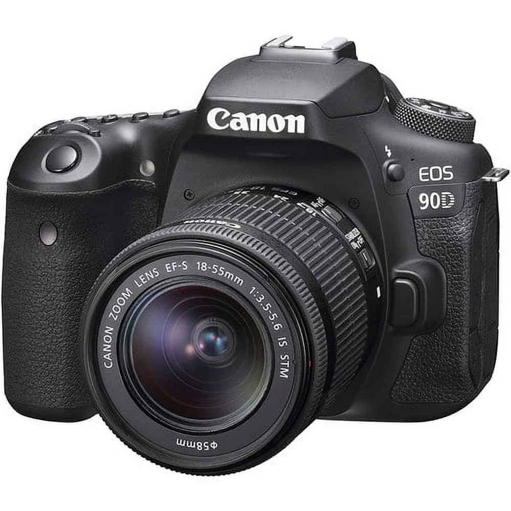 【2024年3月26日購入品】Canon EOS 90D ボディ Canon EOS 90D 32.5MP Digital SLR Camera - Black (Kit with 18-55mm