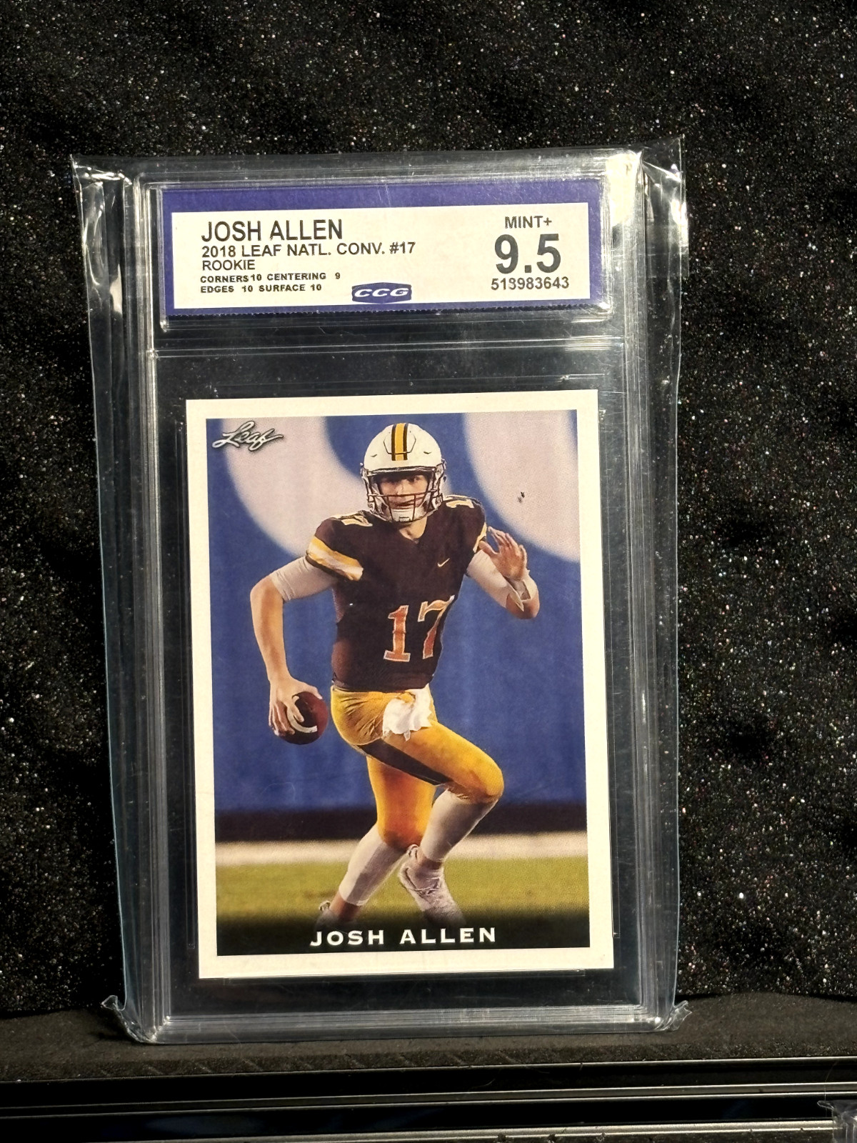 Denzel Ward Leaf Draft #17 Base