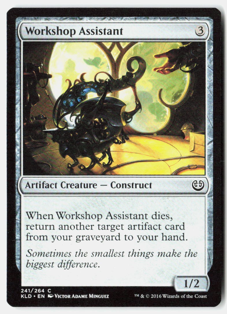 Workshop Assistant 241 Common Kaladesh Magic: The Gathering Lightly Played