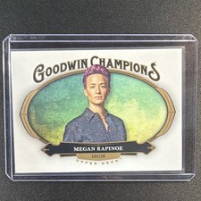 2020 Upper Deck Goodwin Champions Megan Rapinoe #99 Soccer Trading Card