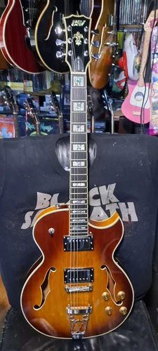 IYV IJZ-300 TSB Semi-Hollow Electric Guitar, Tobacco Sunburst