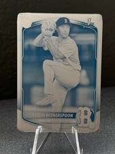 Kyson Witherspoon 1/1 🔥 1st Bowman Cyan Printing Plate 💎 2025 Bowman Draft