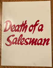 1984 Death of a Salesman Souvenir Program Book - Dustin Hoffman & John Malkovich