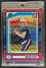 2024 Donruss Drake Maye Optic Rated Rookie Preview Red Wave #379 Patriots