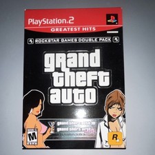 Grand Theft Auto Double Pack Rockstar Games PlayStation 2 NTSC Manual Included