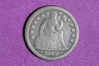 Estate Find 1849 Seated Liberty Dime #K59797