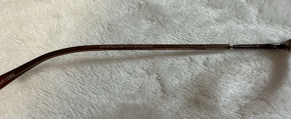 Gafas de colección marrón JC Jimmy Crystal GI314 +2,00 cristal Swarovski lectores con estuche Foto 4 de 4