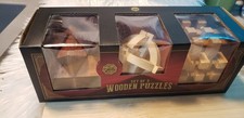 Set Of 3 Wooden Puzzles. Brand new in box . perfect present  