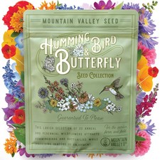 Wildflower Seeds Bulk, 2 Oz. 80,000+ Seeds – Butterfly & Hummingbird Mix with... 180.72 per gallon