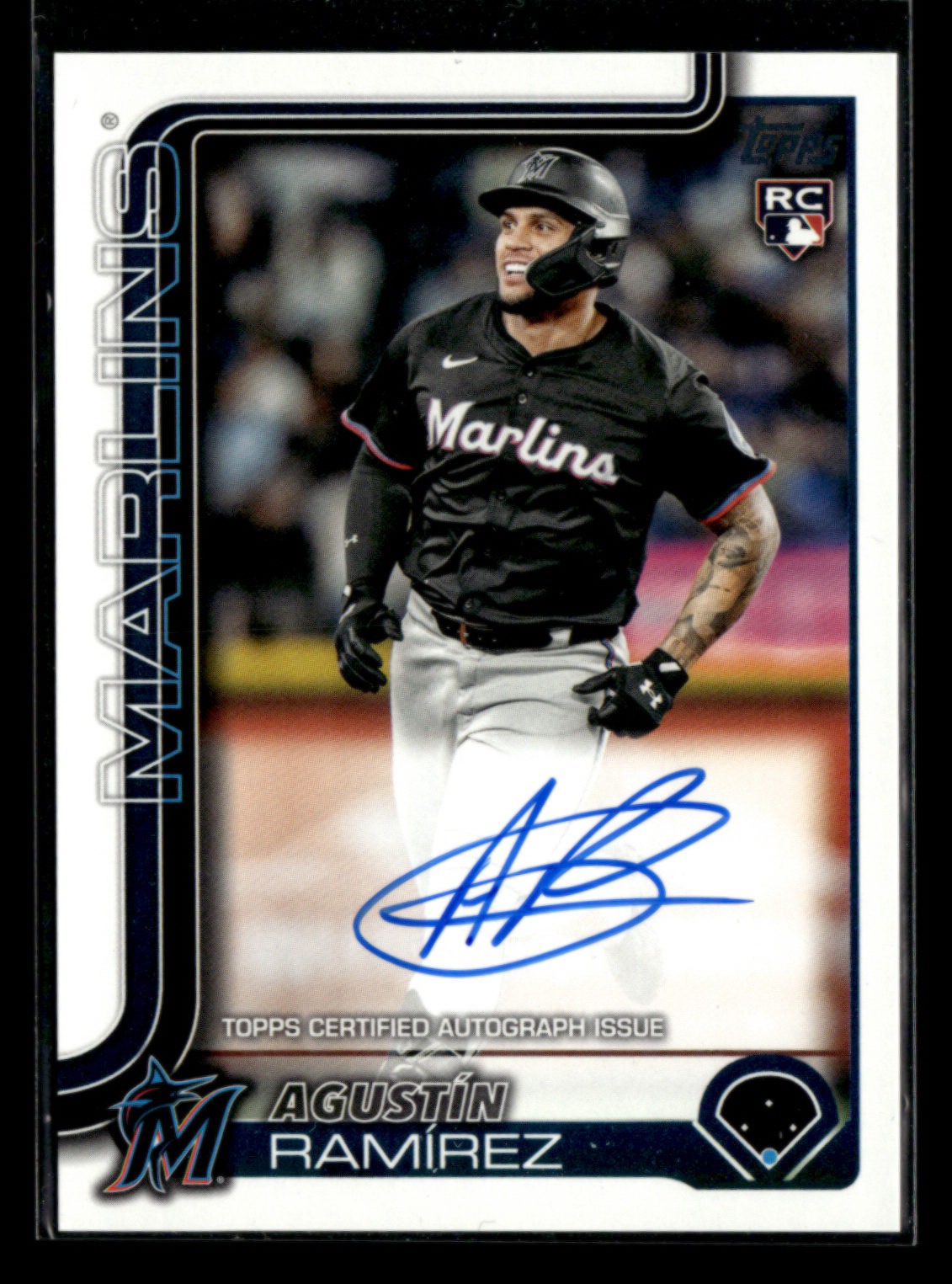 Agustin Ramirez RC 2025 Topps Update Series Flagship Real One Auto #US11 [jos90