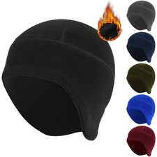 Winter Thermal Running Beanie Cap Cycling Helmet Liner Ear Cover Warm Skull Caps